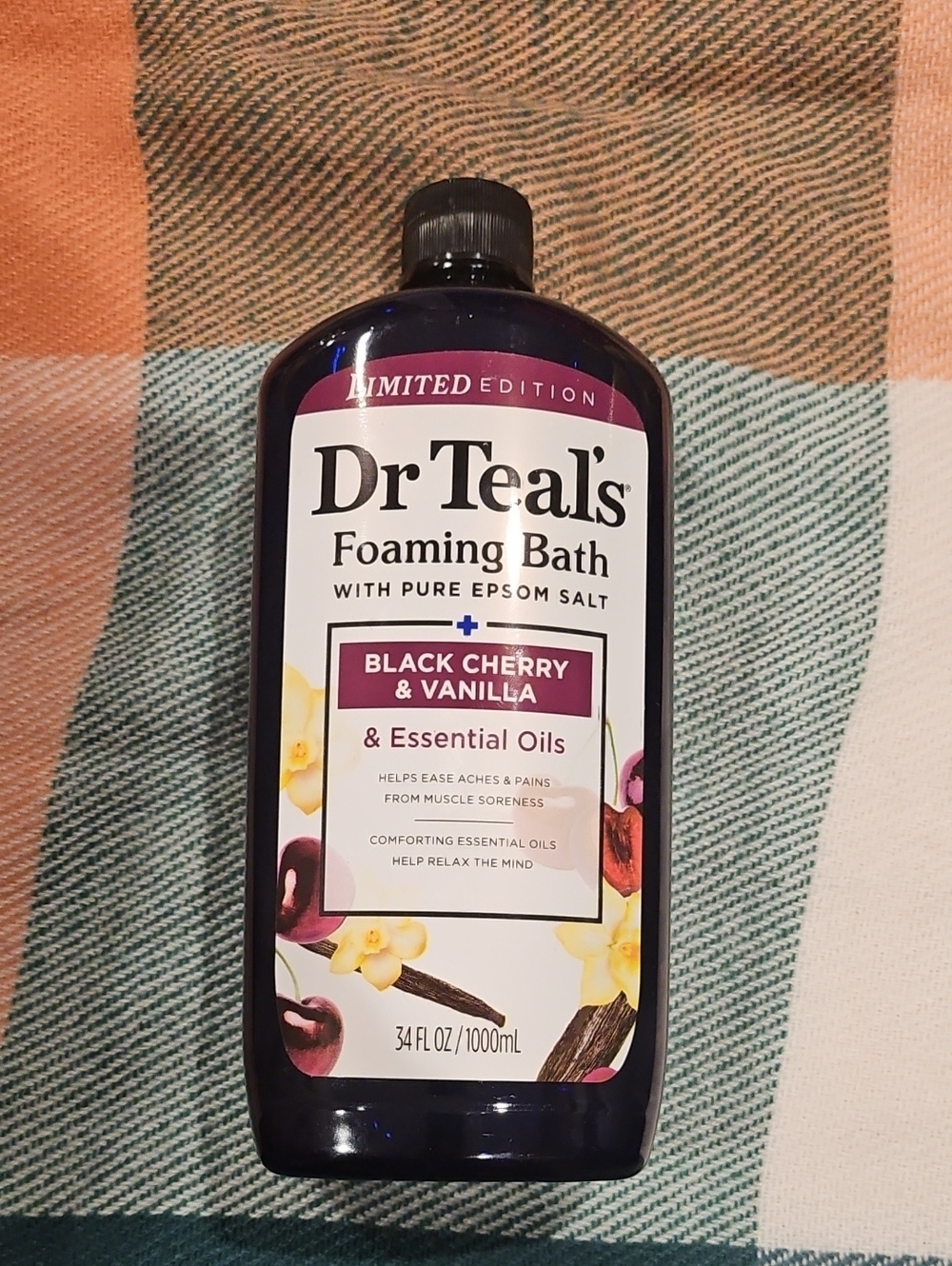 Dr Teal's Foaming Bath Black Cherry & Vanilla NWT